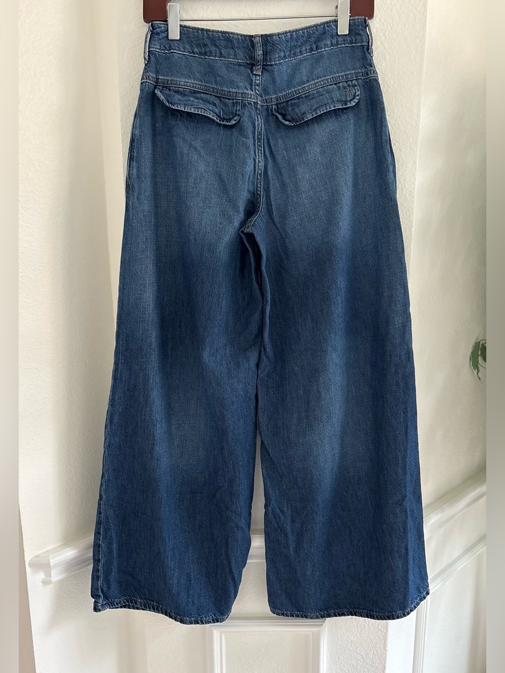 Anthropology Pilcro High Rise Wide Leg Blue Jeans - Picture 5 of 9